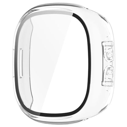 For Fitbit Ace LTE Hard PC Watch Case Overall Protective Cover with HD Tempered Glass Film