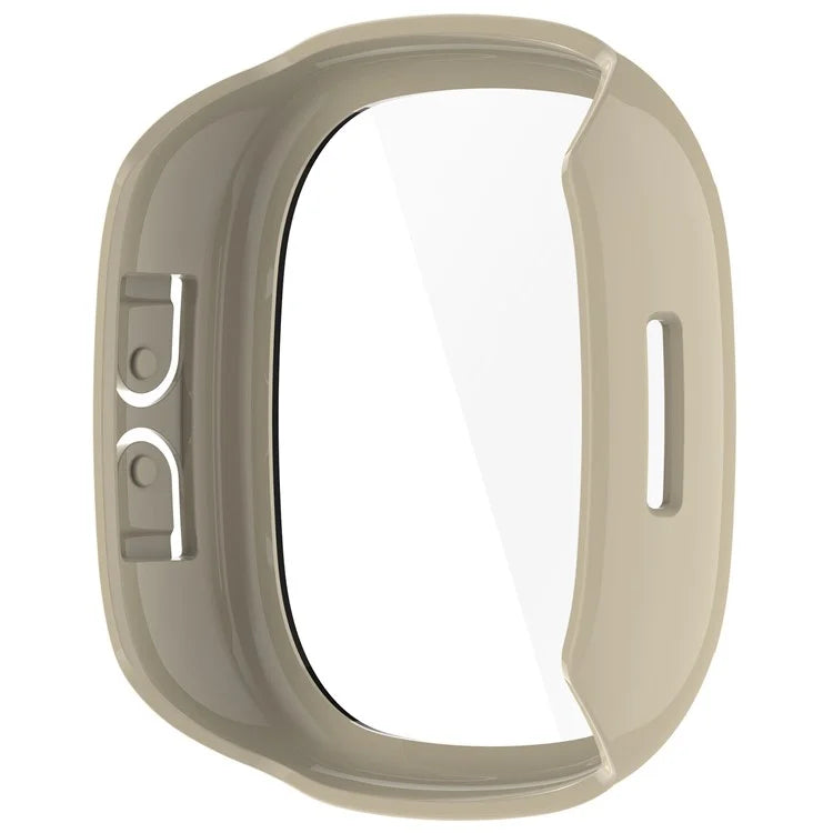 For Fitbit Ace LTE Hard PC Watch Case Overall Protective Cover with HD Tempered Glass Film