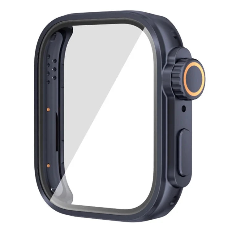 For Huawei Watch Fit 3 to iP Watch Ultra Transfer Case Hard PC Watch Case Cover with Tempered Glass Film