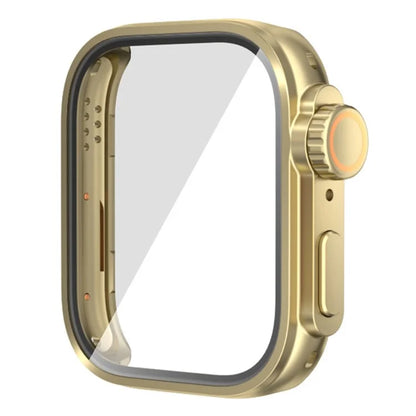 For Huawei Watch Fit 3 to iP Watch Ultra Transfer Case Hard PC Watch Case Cover with Tempered Glass Film