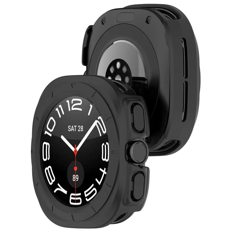 For Samsung Galaxy Watch Ultra 47mm Hard PC Case Half-Guard Watch Case Cover