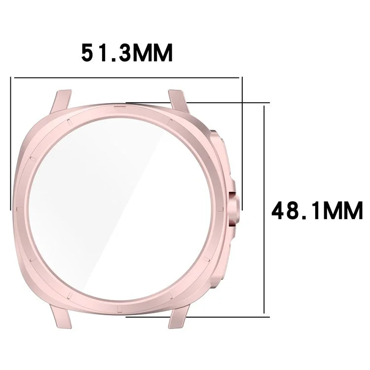 For Samsung Galaxy Watch7 44mm Anti-Collision TPU Watch Case Protective Frame