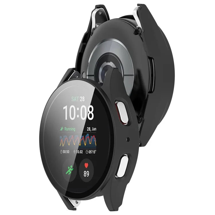 For Samsung Galaxy Watch7 44mm Integrated Watch Case Tempered Glass Screen Film