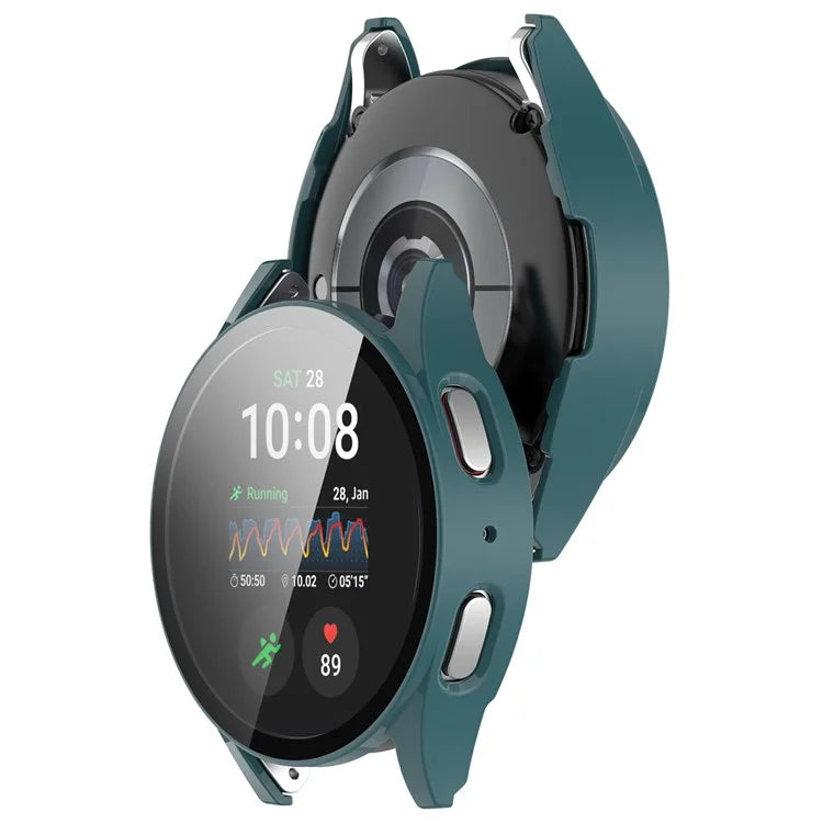 For Samsung Galaxy Watch7 44mm Integrated Watch Case Tempered Glass Screen Film
