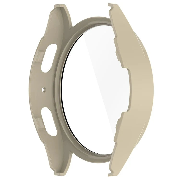 For Samsung Galaxy Watch7 44mm Integrated Watch Case Tempered Glass Screen Film