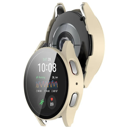 For Samsung Galaxy Watch7 40mm Integrated Watch Case Tempered Glass Screen Protector