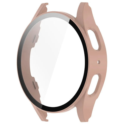 For Samsung Galaxy Watch7 40mm Integrated Watch Case Tempered Glass Screen Protector