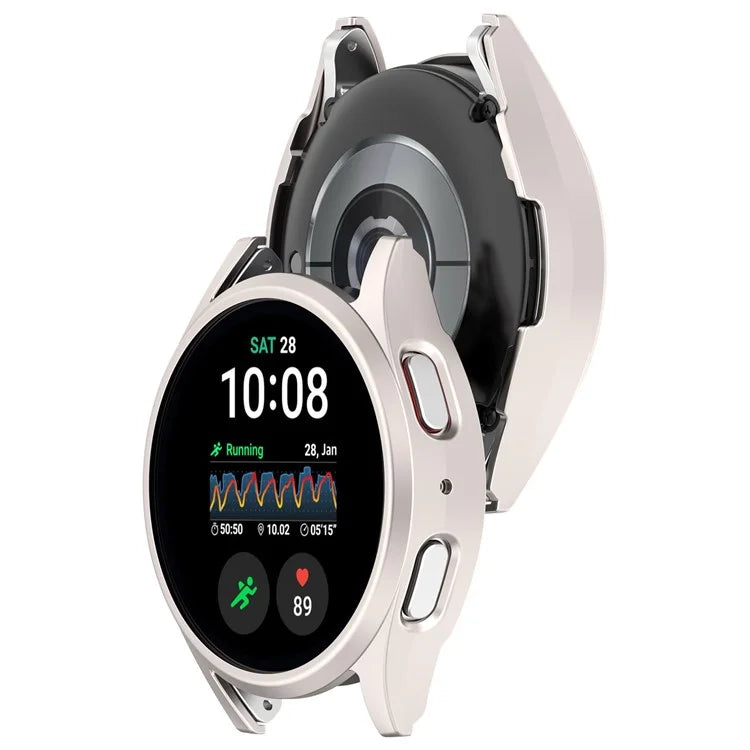 For Samsung Galaxy Watch7 40mm Anti-Drop PC Watch Case Hollow Protective Frame