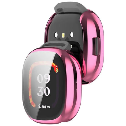 For Fitbit Ace LTE Watch Case Electroplating TPU Full Coverage Protective Cover