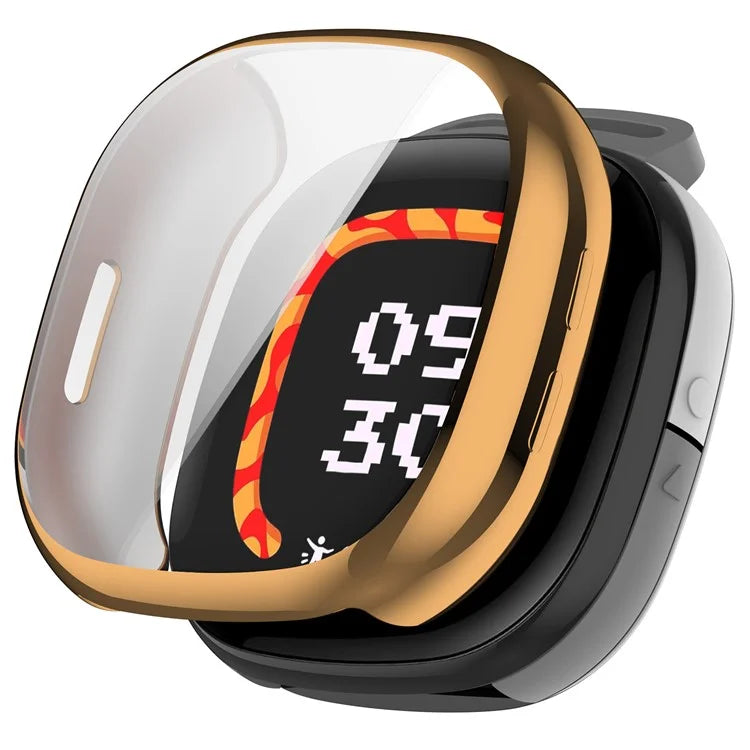 For Fitbit Ace LTE Watch Case Electroplating TPU Full Coverage Protective Cover