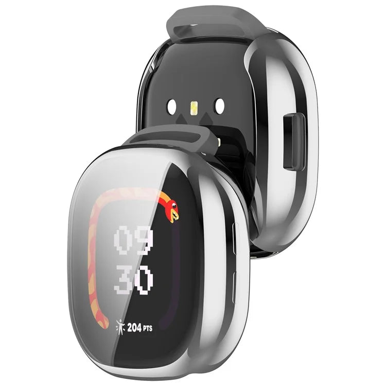 For Fitbit Ace LTE Watch Case Electroplating TPU Full Coverage Protective Cover