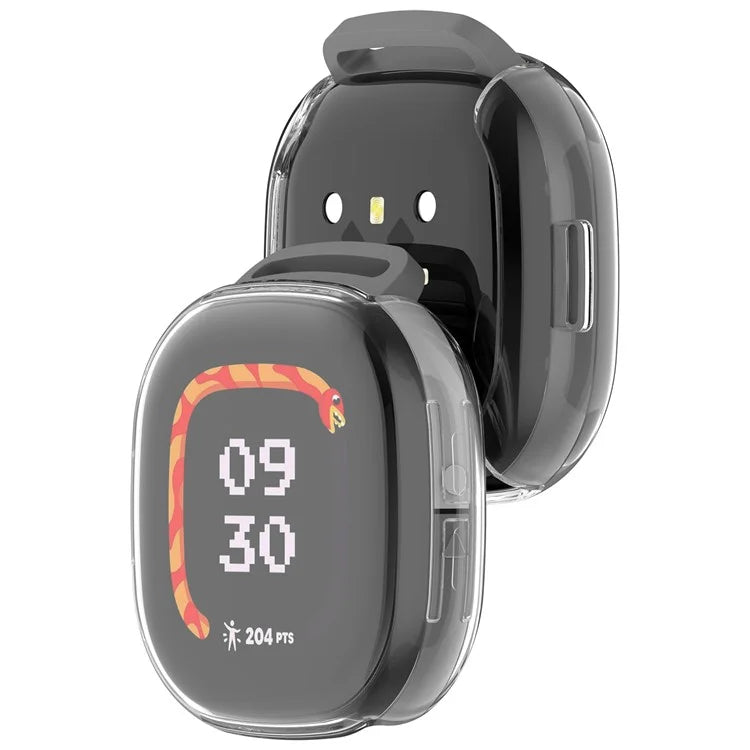 For Fitbit Ace LTE Watch Case Clear TPU Anti-Scratch Overall Cover Watch Protector