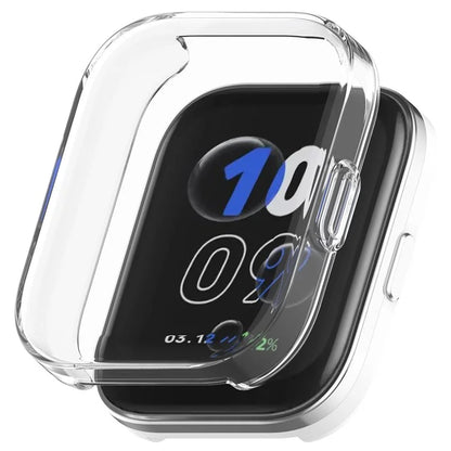 For Amazfit Bip 5 Unity Watch Case Full Coverage TPU Flexible Cover Transparent
