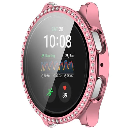 For Samsung Galaxy Watch7 44mm Bling Case Electroplating PC Watch Cover with Built-In Screen Protector