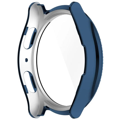For Samsung Galaxy Watch7 44mm Bling Case Electroplating PC Watch Cover with Built-In Screen Protector