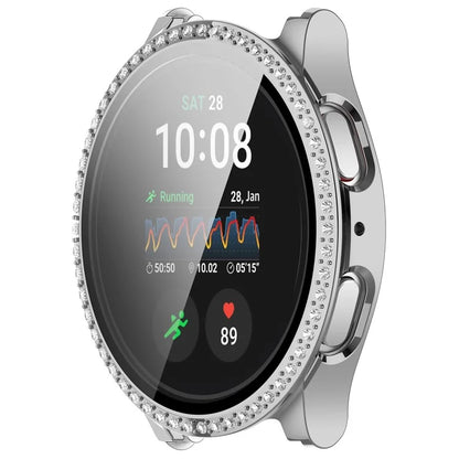 For Samsung Galaxy Watch7 44mm Bling Case Electroplating PC Watch Cover with Built-In Screen Protector