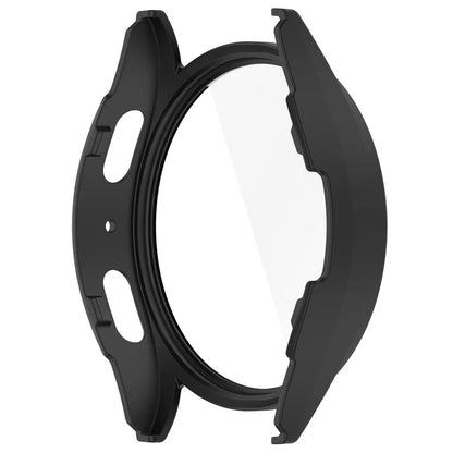 For Samsung Galaxy Watch7 40mm Watch Case PC Cover with Tempered Glass Screen Protector