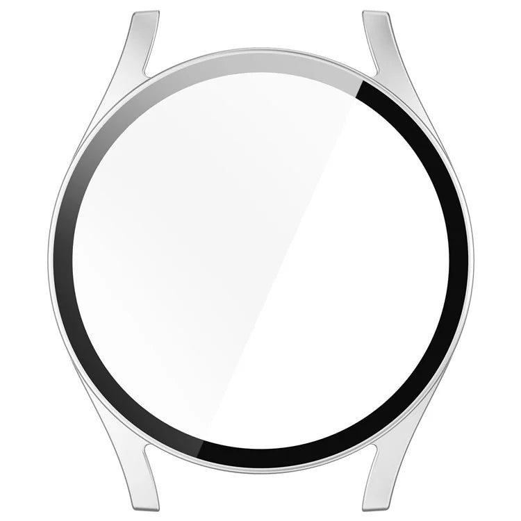 For Samsung Galaxy Watch7 40mm Watch Case PC Cover with Tempered Glass Screen Protector