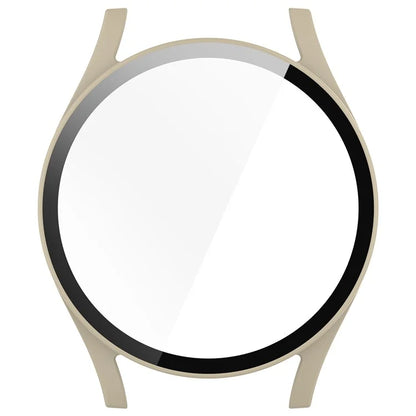 For Samsung Galaxy Watch7 40mm PC Watch Case with Tempered Glass Screen Film