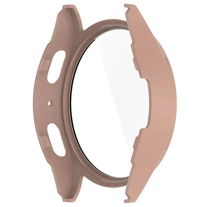 For Samsung Galaxy Watch7 40mm PC Watch Case with Tempered Glass Screen Film