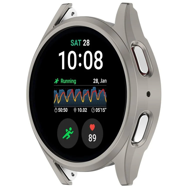 For Samsung Galaxy Watch7 44mm Watch Case Hollow Half Cover PC Frame