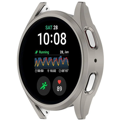 For Samsung Galaxy Watch7 44mm Watch Case Hollow Half Cover PC Frame
