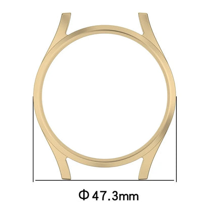 For Samsung Galaxy Watch7 44mm Watch Case Hollow Half Cover PC Frame