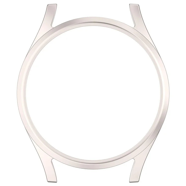 For Samsung Galaxy Watch7 40mm PC Watch Case Half Wrap Watch Cover Protector - Champagne Gold