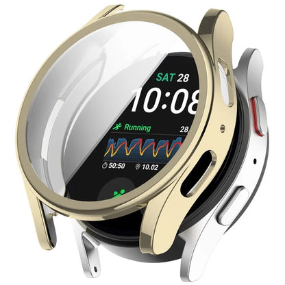 For Samsung Galaxy Watch7 44mm Electroplating TPU Watch Case TPU Full Coverage