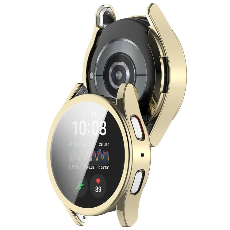 For Samsung Galaxy Watch7 44mm Electroplating TPU Watch Case TPU Full Coverage