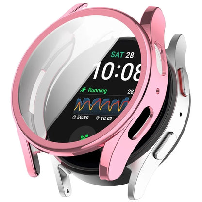 For Samsung Galaxy Watch7 44mm Electroplating TPU Watch Case TPU Full Coverage