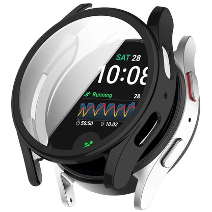 For Samsung Galaxy Watch7 44mm Electroplating TPU Watch Case TPU Full Coverage