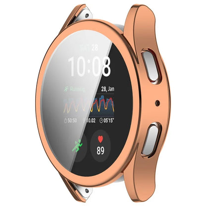 For Samsung Galaxy Watch7 44mm Electroplating TPU Watch Case TPU Full Coverage