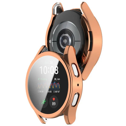 For Samsung Galaxy Watch7 44mm Electroplating TPU Watch Case TPU Full Coverage