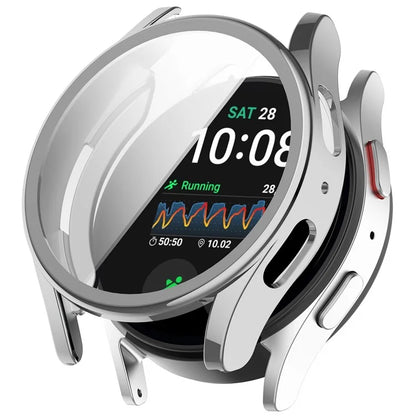 For Samsung Galaxy Watch7 44mm Electroplating TPU Watch Case TPU Full Coverage