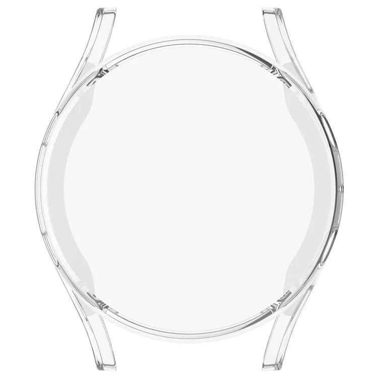 For Samsung Galaxy Watch7 40mm Clear Watch Case Half Wrap TPU Watch Cover Protector