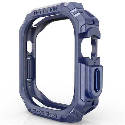 For Apple Watch Ultra 2 49mm / Ultra 49mm Carbon Fiber Smart Watch Case Anti-Scratch Protective Frame