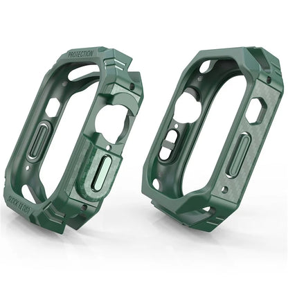 For Apple Watch Ultra 2 49mm / Ultra 49mm Carbon Fiber Smart Watch Case Anti-Scratch Protective Frame