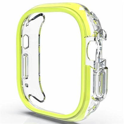 For Apple Watch Ultra / Ultra 2 49mm Hollow-Out PC+TPU Protection Cover Watch Frame Case