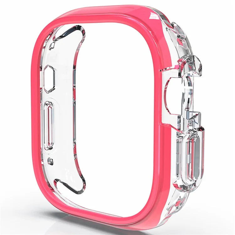 For Apple Watch Ultra / Ultra 2 49mm Hollow-Out PC+TPU Protection Cover Watch Frame Case
