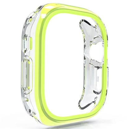 For Apple Watch Series 7 / 8 / 9 45mm Hollow-Out PC+TPU Protection Cover Watch Frame Case