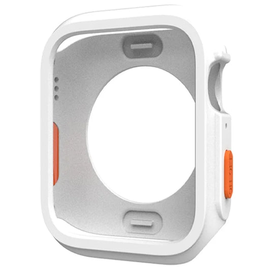 For Apple Watch Series 4 / 5 / 6 / SE / SE (2022) 44mm / 7 / 8 / 9 45mm Drop Protection TPU Watch Frame Case