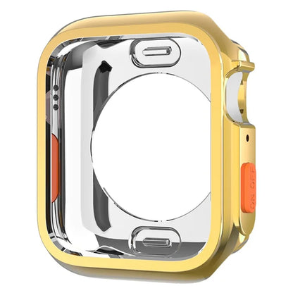For Apple Watch Series 4 / 5 / 6 / SE / SE (2022) 44mm / 7 / 8 / 9 45mm Drop Protection TPU Watch Frame Case