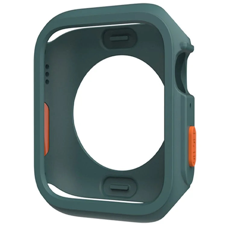 For Apple Watch Series 4 / 5 / 6 / SE / SE (2022) 44mm / 7 / 8 / 9 45mm Drop Protection TPU Watch Frame Case
