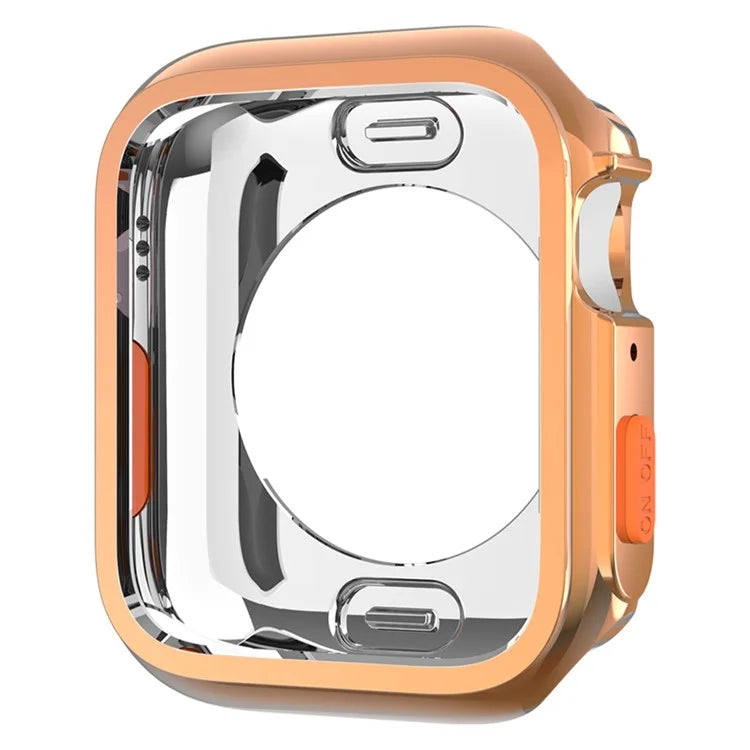 For Apple Watch Series 4 / 5 / 6 / SE / SE (2022) 44mm / 7 / 8 / 9 45mm Drop Protection TPU Watch Frame Case