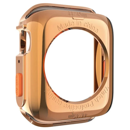 For Apple Watch Series 4 / 5 / 6 / SE / SE (2022) 44mm / 7 / 8 / 9 45mm Drop Protection TPU Watch Frame Case