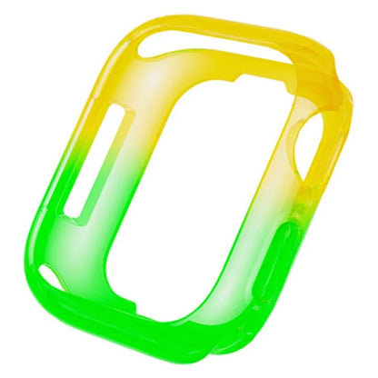 For Apple Watch Series 4  /  5  /  6  /  SE  /  SE (2022) 40mm  /  7  /  8  /  9 41mm Dual Color Translucent Matte TPU Watch Case