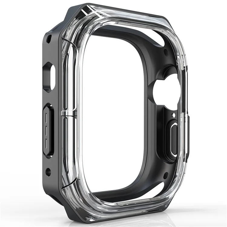 For Apple Watch Series 4 / 5 / 6 / SE / SE (2022) 44mm Watch Frame Case PC+TPU Protector