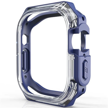 For Apple Watch Series 4 / 5 / 6 / SE / SE (2022) 44mm Watch Frame Case PC+TPU Protector