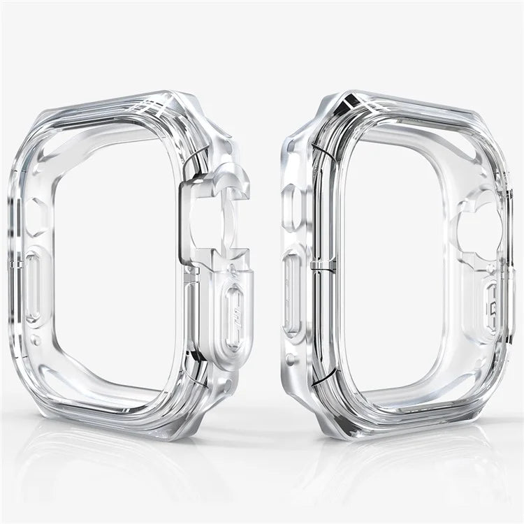 For Apple Watch Series 4 / 5 / 6 / SE / SE (2022) 44mm Watch Frame Case PC+TPU Protector